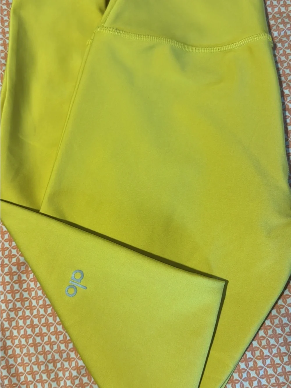 ALO Yoga Yellow Strappy Sports Bra Tank